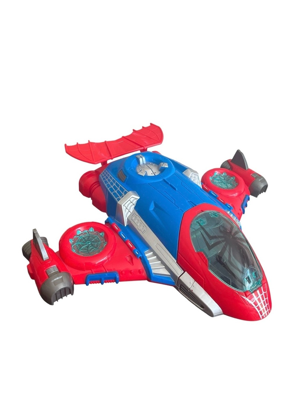 Hasbro Marvel Super Hero Adventures Spider Man Jetquarters Toy Vehicle